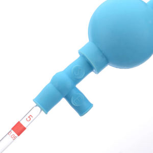 حلقة زجاجية ماصة شفط معايرة! 1 25 10 15 20 25 50 50 لمبة قطارة كمية ثلاثية المحاور من هلام السيليكا المطاطي - Product Image 4