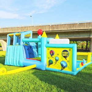 معدات لعب للأطفال قابلة للنفخ قابلة للتخصيص مع مصنع منزلق-أفضل مجموعة قلعة للتسلق - Product Image 4