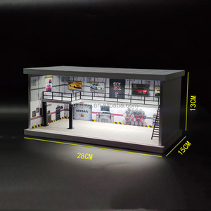 Diorama Parcheggio Auto in Scala 1/64 con Luci, Scena Decorativa Simulata, <span class=keywords><strong>Garage</strong></span> per Auto in Scala 1/64 - Product Image 5