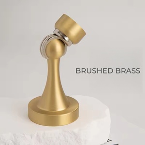 Fermaporta Magnetico in Ottone Massiccio - Supporto per Porta da Pavimento Resistente per Bagno e Camera da Letto - Product Image 3