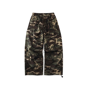 <span class=keywords><strong>Pantalon</strong></span> personnalisé de camouflage pour hommes hip-hop de la rue <span class=keywords><strong>pantalon</strong></span> cargo d'extérieur baggy de grande taille pour les jambes de <span class=keywords><strong>pantalon</strong></span> à cordon pour garçons - Product Image 5