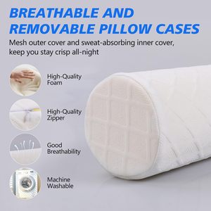 Tendre ludique usine personnalisé <span class=keywords><strong>petit</strong></span> oreiller cervical en mousse à mémoire de forme pour le soutien du cou - Product Image 4