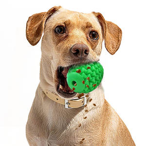 Yüksek kalite dayanıklı suni çam kozalağı şekilli kauçuk top çiğnemek oyuncak küçük orta büyük köpekler için TPR malzemesi yapılır - Product Image 3