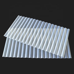 FRP sợi thủy tinh UV bảo vệ mái ngói teja termoacustica uPVC UV Polycarbonate tấm sợi trong suốt mái - Product Image 2