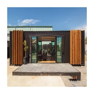 Factory direct sale store container house prefab 40 ft 20 ft shipping container retail store