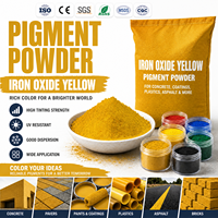 Bubuk Pigmen Oksida Besi Kelas Industri Warna Kuning Sintetis Anorganik untuk Bata Semen Beton dan Keramik