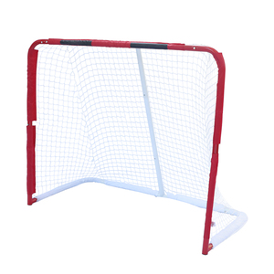 Portería de hockey sobre hielo de red de poliéster de tela Oxford de tubo de hierro de 32mm de alta calidad - Product Image 1