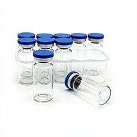 Flacon stérile 10 ml à prix abordable avec bouchon et capuchon, flacons d'injection stériles RTU, logo personnalisé pour l'emballage des pharmacies et usines de cosmétiques