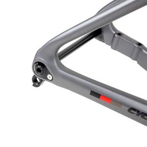 Cuadro de <span class=keywords><strong>Bicicleta</strong></span> de Carretera TWITTER Cyclone de Fibra de Carbono con Freno de Disco y Cableado Interno, Horquilla Delantera de Fibra de Carbono - Product Image 6