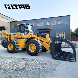 Truk Besar LTMG 4wd LT955 LT956 Hydraulic <span class=keywords><strong>5</strong></span> Ton Wheel <span class=keywords><strong>Loader</strong></span> dengan Lampiran Graple - Product Image 3