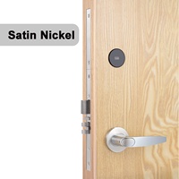 Cerradura Electrónica Inteligente de Seguridad de Aleación de Aluminio con Tarjeta Magnética RFID para Hotel, Tarjeta de Memoria, Cerradura para Puerta de Habitación con Sistema de Software Gratuito SDK