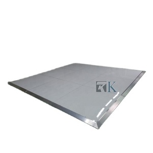 พื้นไม้เต้นขอบอลูมิเนียมสีขาวแบบถอดได้ - Product Image 1