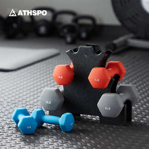 Athspo HEX quả tạ tay trọng lượng đặt 1 pound đến 10 pounds tập luyện sức mạnh đào tạo quả tạ đặt cho nhà và sử <span class=keywords><strong>d</strong></span>ụng thương mại - Product Image 6