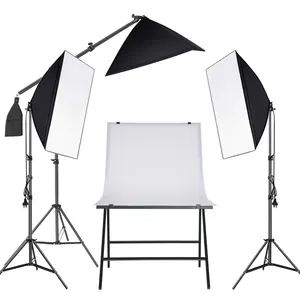 Фотографическое оборудование с 60*100 см планшетного стола и 3 Мягкие светлые коробки набор для фотостудии натюрморт съемки