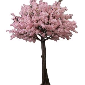 Arbre à fleurs de <span class=keywords><strong>cerisier</strong></span> <span class=keywords><strong>japonais</strong></span> de 3m <span class=keywords><strong>en</strong></span> plastique ABS, fait à la main et écologique, pour la décoration de restaurant. - Product Image 1