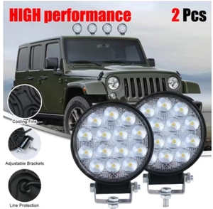 Maidsail Valesun, Nueva Llegada, LYD-42WR, Luz de Trabajo de 14 LED, Faros Delanteros Redondos Blancos de 12V 24V para Camiones, SUV, Faros Delanteros de Ingeniería LED - Product Image 3