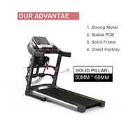 Caminadora Eléctrica Plegable Mejorada con Motor de 2HP, Velocidad de 10-15km/h, Pantalla LED, Máquina para Hacer Ejercicio Cardiovascular en Casa con Audio