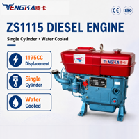 Moteurs hors-bord diesel monocylindres Tengka neufs, Euro 3, 4 temps, 16,2 kW, refroidis par eau, pour bateaux - Vente en gros