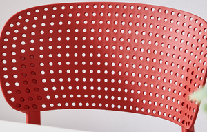 Sedie da Caffetteria Moderne Impilabili Blu e Sedie da Sala da Pranzo Rosa per Ristoranti Commerciali - Product Image 5