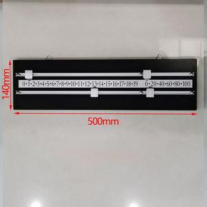 กระดานคะแนนบิลเลียดแบบติดผนังคุณภาพสูง ทนทาน แบบรางคู่ สำหรับสนุกเกอร์และพูล เหมาะสำหรับใช้ในบ้านและคลับ ดีไซน์ทรงสี่เหลี่ยมผืนผ้า - Product Image 6