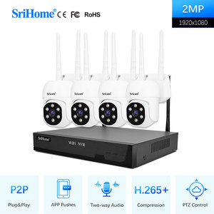 SriHome Hot 2MP NVS001 CCTV NVR Kit An Ninh Máy Ảnh Không Dây Mạng Ngoài Trời Máy Ảnh Wifi Nvr Kit - Product Image 2