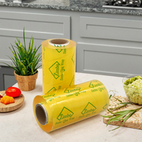 Film alimentaire compostable en PVC/PE, rouleau souple pour service de restauration rapide, écologique, avec distributeur