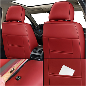 Xiangta nouveaux accessoires Auto ensemble complet ajustement universel en cuir PU résistant à l'usure étanche accessoires intérieurs housses de siège de voiture - Product Image 4