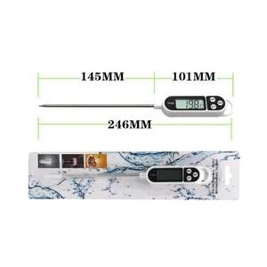 ميزان حرارة رقمي للطعام مع مسبار-من أجل اللحوم والشواء والحليب والقهوة للطهي والخبز والشوي - Product Image 4