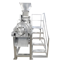 Fruit- en groentepers en -sapcentrifuge van roestvrij staal, koude pers, hoge productiviteit, commerciële apparatuur voor fruitverwerking