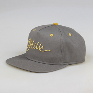Cappello Snapback Personalizzato a 6 Pannelli con Corona Alta, Ricamo Metallico 3D Dorato, Visiera Piatta, Stile Sportivo Hip Hop per Esterni - Product Image 1