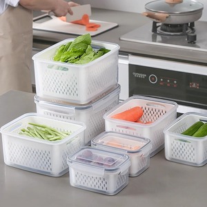 Jia Yi Food Storage <b>Container</b> Rectangle Stackable With Lid For Kitchen Refrigerator <b>Freezer</b> Use - Product Image 2