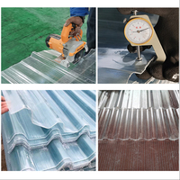 Tuiles de toit translucides en PRV, panneaux de toiture transparents en fibre de verre pour balcon, pour une éclairage naturelle