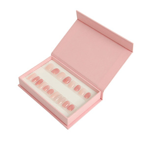 Boîte d'emballage en papier écologique personnalisé de 3mm d'épaisseur pour ongles artificiels marque privée vide rouge à lèvres vernis <span class=keywords><strong>fausse</strong></span> presse ongles pointes - Product Image 5