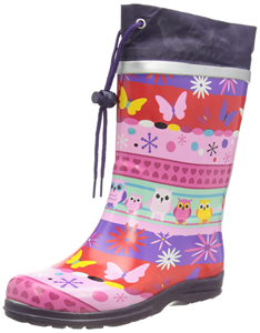 Botas de Lluvia de Goma para Niñas, Duraderas, de Media Pantorrilla, con Estampado Rosa, Ligeras, Impermeables, con Diseño de Puño de Nailon, para Verano e Invierno - Product Image 3