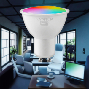 Projecteur intelligent RGBW certifié CE avec Wi-Fi et commande vocale 6W AC85-265V LED <span class=keywords><strong>GU10</strong></span> dimmable en plastique Garantie 2 ans 9W - Product Image 6