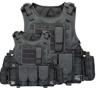 Gilet tactique monté sur harnais en nylon à dégagement rapide, équipement d'entraînement d'élite, logo personnalisé OEM, fabriqué en Chine
