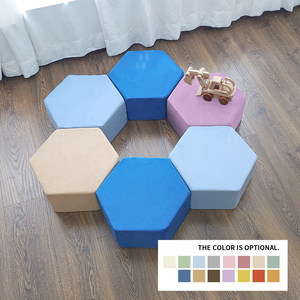 Tabouret pliable à emboîtement rembourré pouf Durable enfants puzzle <span class=keywords><strong>canapé</strong></span> enfants jouer Puzzles <span class=keywords><strong>canapé</strong></span> pied tabouret pour l'école - Product Image 2