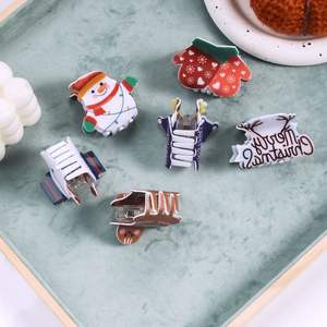 ชุดคลิปหนีบผมตุ๊กตาหิมะ2023พีวีซีสำหรับผู้หญิงน่ารักใหม่อุปกรณ์ตกแต่งผมตุ๊กตาหิมะ - Product Image 4