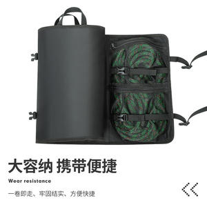 Bolsa de almacenamiento para equipo de escalada Xinda, 38,5x12,5 cm, de nailon, impermeable, con bolsillos de PVC para montañismo y exploración de cuevas - Product Image 4