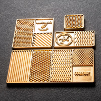 Sello de Marca Personalizado de Cobre y Latón con Mango de Madera, Grabado con Logotipo, Portátil, para Empresas, para Cubitos de Hielo