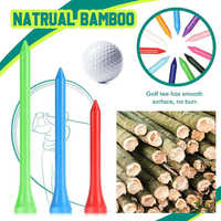 Tees de golf en bois en vrac, multicolores, ensemble de tees de golf en bois de différentes tailles, biodégradables, respectueux de l'environnement