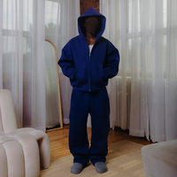 Ensemble de survêtement unisexe en néoprène, sweat-shirt à capuche ample et pantalon de survêtement, ensemble de survêtement pour hommes