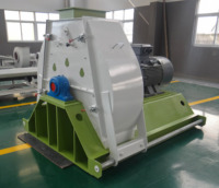 Nouvelle machine à broyer le maïs, le soja et les aliments pour animaux en acier inoxydable, broyeur à marteaux, haute productivité, capacité de 3 à 6 T/H, moteur SIEMENS