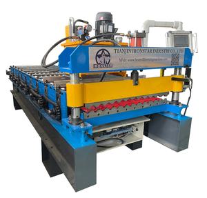 Wholesale Corrugated Metal Roof Sheet Making Machine 762 836 1064mm Zinc <strong>Used</strong> New Condition Tile Roll Forming Building - Product Image 1