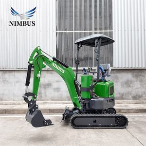 Mini-excavatrice NIMBUS à livraison rapide, avec bras oscillant monté sur le dessus, conduite confortable, pour travaux routiers - Product Image 1