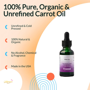 Huile de graines de carotte de haute qualité, marque privée, pure, pressée à froid, pour la croissance des cheveux et les soins de la peau, en flacon compte-gouttes - Product Image 4