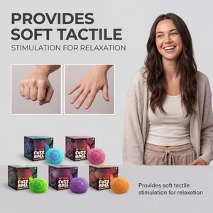 Needo Fuzz <b>Ball</b> Sensory Stress Relief Toy Soft Tactile <b>Squeeze</b> <b>Ball</b> for Relaxation Portable Durable Fun Gift for Kids Adults - Product Image 5