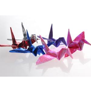 Grues d'<span class=keywords><strong>origami</strong></span> de mariage <span class=keywords><strong>japonais</strong></span> du fabricant artisanat en papier perlé fait à la main style animal d'amour avec impression offset tailles personnalisées - Product Image 1