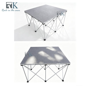 Carpeted Finish Stage Platform for Conferences Quick Install Stage Sale - Product Image 1