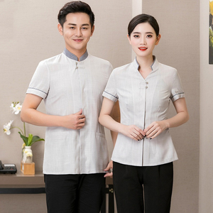 Uniforme de personal de limpieza, uniforme de personal de limpieza de Hotel, uniforme de camarero personalizado, ropa de camarera - Product Image 1